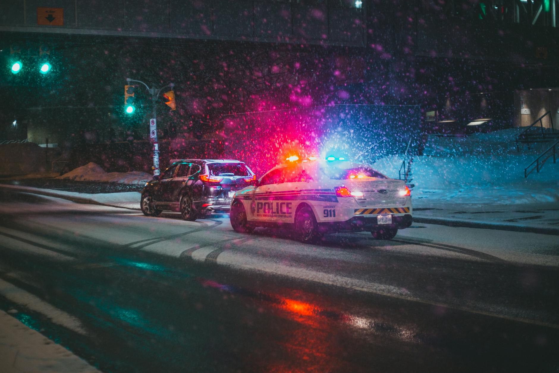 Police weather warning